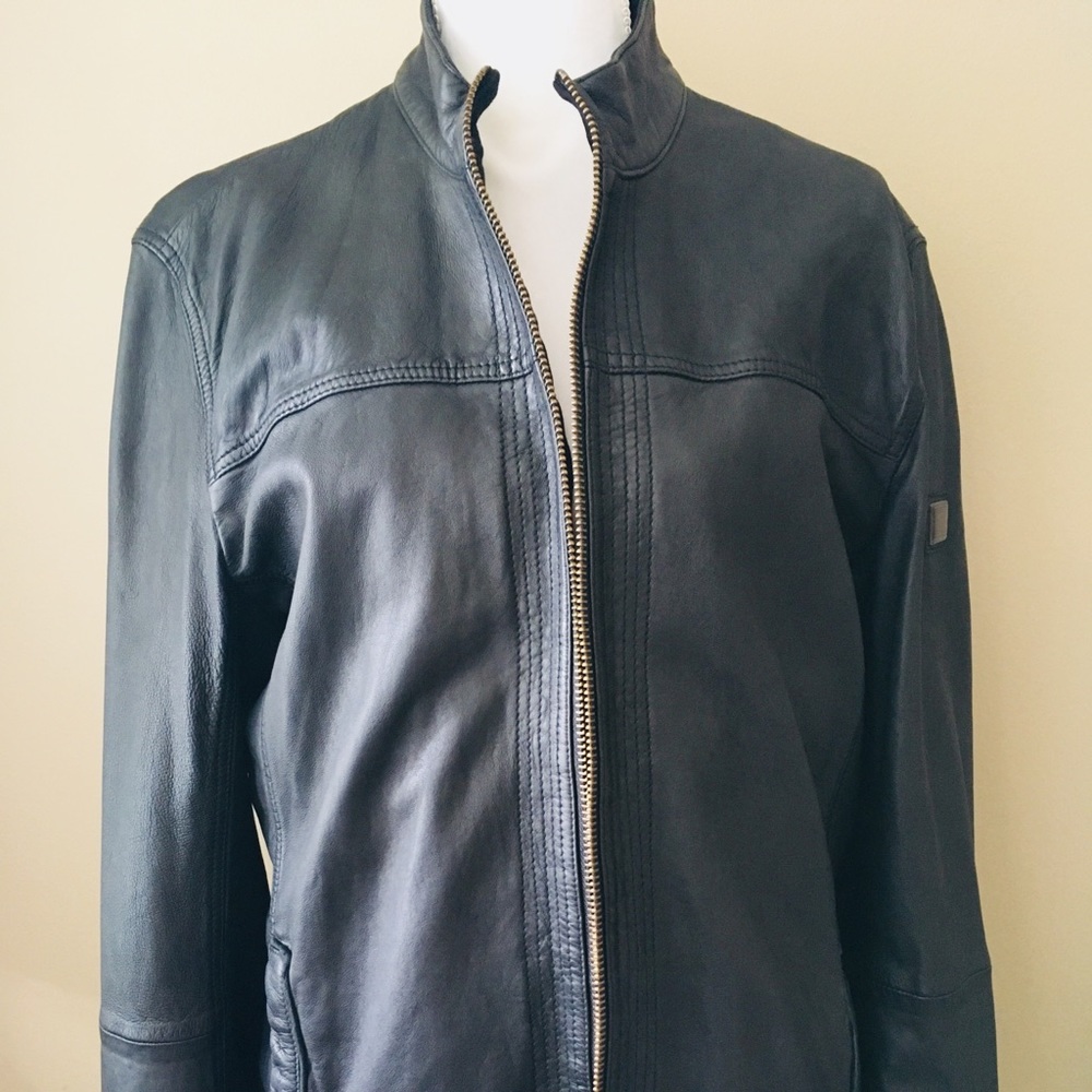 Men’s Hugo Orange Leather
